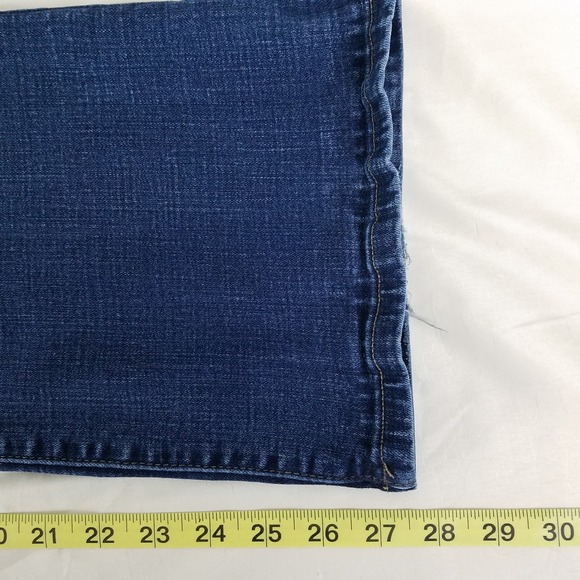 Lee Modern Series Curvy Fit Bootcut Jeans Womens Blue Denim Stretch W32 x L27.5 - Picture 7 of 11